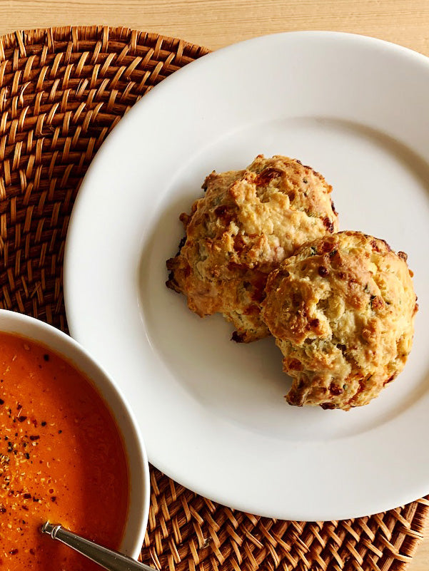 Cheddar Chive Scones Available with our Denver Meal Deliver Service