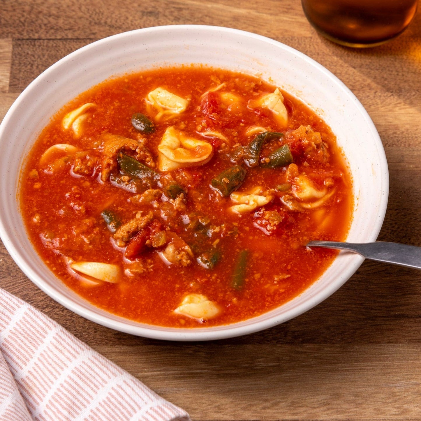 Tortellini Soup with Italian Sausage