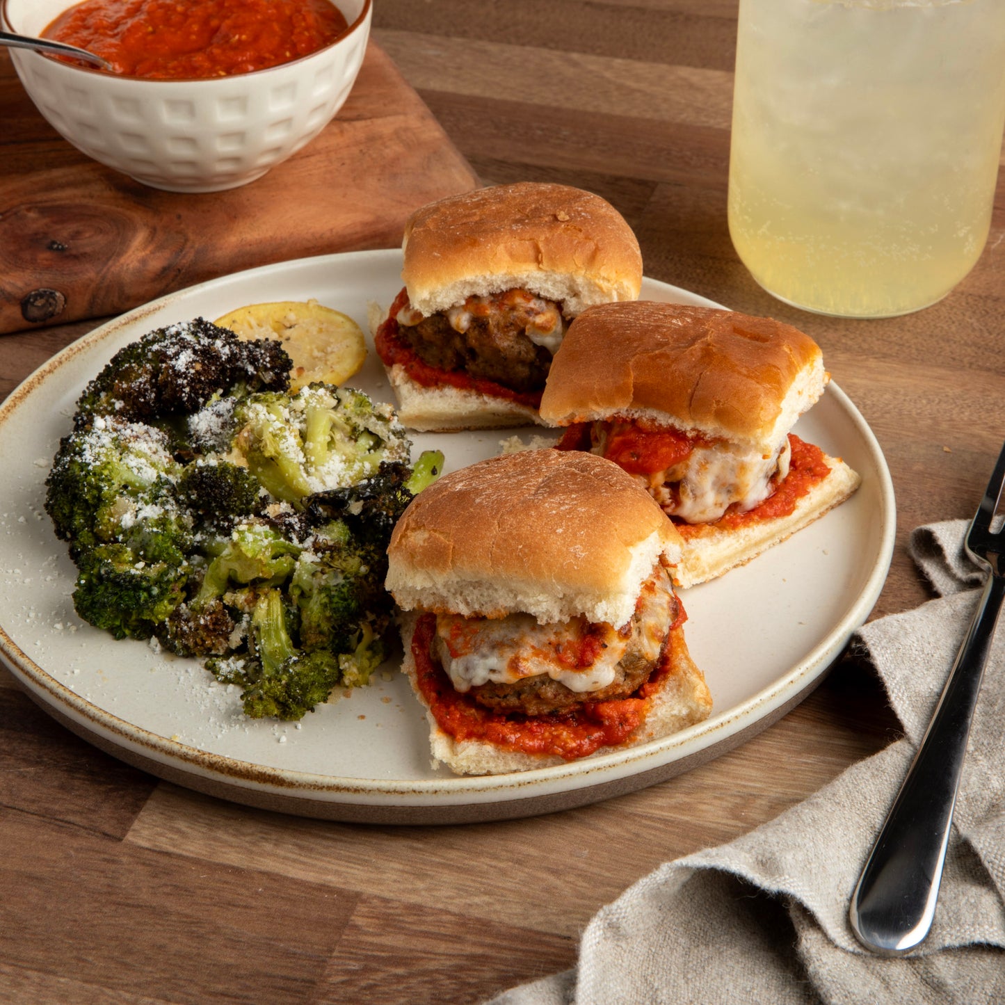 Italian Meatball Sliders